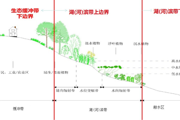 生態緩沖帶寬度的劃定方法